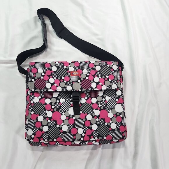 Dickies Handbags - Dickies pink polka dot laptop bag
